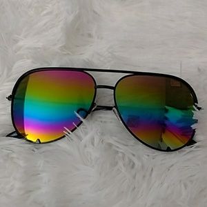 Mirrored Aviator Sunglasses